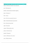 BSEP Word Knowledge &vert; Questions with Correct Answers &vert; Verified