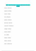 BSEP - Word Knowledge &vert; Questions with Correct Answers &vert; Verified