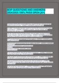 BOP QUESTIONS AND ANSWERS  2024&sol;2025 100&percnt; PASS GRDA &lbrack;A&plus;&rsqb;