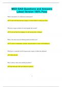 MED GAS Questions and Answers Latest Version 100&percnt; Pass