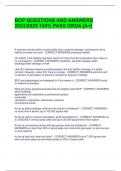 BOP QUESTIONS AND ANSWERS  2024&sol;2025 100&percnt; PASS GRDA &lbrack;A&plus;&rsqb;