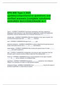 EPA 608 Type 2 2025  update&vert;comprehensive questions and  verified answers &lpar;complete solutions&rpar;  ASSURED SUCCESS&vert;GRADE A&plus;&excl;&excl;