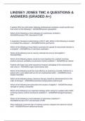 LINDSEY JONES TMC A QUESTIONS & ANSWERS &lpar;GRADED A&plus;&rpar;