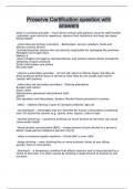Proserve Certification question with answers