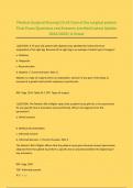 Medical Surgical Nursing Ch&period;42 Care of the surgical patient Final Exam Questions and Answers &lpar;verified&rpar; Latest Update 2024&sol;2025 &vert; A Grade