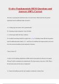 Evolve Fundamentals HESI Questions and  Answers 100&percnt; Correct