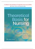 Test Bank for Theoretical Basis for Nursing&comma; 6th Edition by Melanie McEwen & Evelyn M&period; Wills