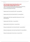 NH Pesticide Study Guide Questions and Answers&vert;2025 Update&vert;100&percnt; Correct&period;