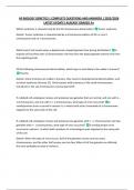 AP BIOLOGY GENETICS &vert; COMPLETE QUESTIONS AND ANSWERS &vert; 2025&sol;2026  LATEST UPDATE&vert; ALREADY GRADED A&plus;