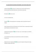 CLT LANA EXAM PREP QUESTIONS AND ANSWERS&vert; LATEST UPDATE 100&percnt; SOLVED