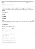 AGPCNP Exam Review questions ACTUAL EXAM