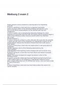 Medsurg 2 exam  with 100&percnt; correct answers 2025