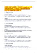 BICSI INSTALLER 2 EXAM Questions with 100&percnt; Correct Answers Latest Versions 2025 Already GRADED A&plus;&period;