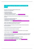 FSA Chapter 08 Exam Questions and Answers All Correct