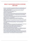 HESI V2 QUESTIONS WITH ANSWERS 2025-2026