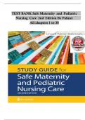 Test Bank - Safe Maternity and Pediatric Nursing Care&comma; 2nd Edition &lpar;Linnard-Palmer&comma; 2021&rpar;&comma; Chapter 1-38 &vert; All Chapters