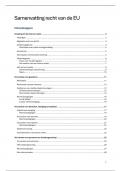 Samenvatting recht van de Europese Unie
