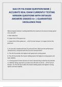 IAAI CFI FIA EXAM QUESTION BANK &vert;  ACCURATE REAL EXAM CURRENTLY TESTING  VERSION QUESTIONS WITH DETAILED  ANSWERS GRADED A&plus; &vert; GUARANTEED  EXCELLENCE PASS 