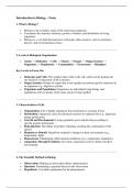 Summary -  Introduction To Biology - University Of The People