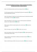PSI TEXAS STATE BOARD NAIL TECH EXAM &vert; COMPLETE QUESTIONS AND ANSWERS &vert;  2025&sol;2026 LATEST UPDATE &vert; ALREADY GRADED A&plus; 