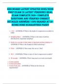 EEG BOARD LATEST UPDATED 2025&sol;2026 PREP EXAM &lpar;2 LATEST VERSIONS&rpar; REAL EXAM COMPLETE 300&plus; COMPLETE QUESTIONS AND VERIFIED CORRECT DETAILED ANSWERS 100&percnt; GRADED AT A&plus; SCORE SURE GUARANTEED PASS&excl;&excl;