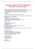 Sherpath&colon; Chapter 40&comma; Bowel Elimination Questions with Answers 2025