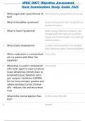 WGU D027 Objective Assessment Final Exam Guide 2025&sol;2026&colon; Master Healthcare Practices