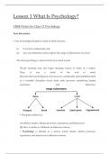 INTRODUCTION TO PSYCHOLOGY