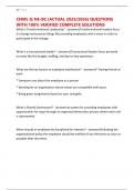 CNML & NE-BC &lpar;ACTUAL 2025&sol;2026&rpar; QUESTIONS WITH 100&percnt; VERIFIED COMPLETE SOLUTIONS
