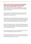 CNML & NE-BC &lpar;ACTUAL 2025&sol;2026&rpar; QUESTIONS WITH 100&percnt; VERIFIED COMPLETE SOLUTIONS