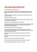 PGA PGM QUALIFYING TEST QUESTIONS WITH CORRECT ANSWERS 2025&sol;2026&lpar; A&plus; GRADED 100&percnt; VERIFIED&rpar;&period;