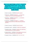 BSC1010l MIDTERM LATEST UPDATED  2025&sol;2026 PRACTICAL &lpar;pbsc&rpar; WITH  COMPLETE Questions and VERIFIED  Answers 100&percnt; Solved GRADED AT A&plus; SURE PASS&excl;&excl;