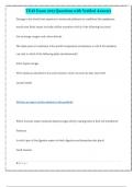 TEAS Exam 2025 Questions with Verified Answers&period;