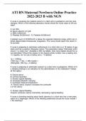 ATI RN Maternal Newborn Online Practice 2022-2023 B with NGNl&period;
