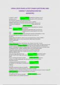 HFMA CRCR EXAM LATEST EXAM QUESTIONS AND  CORRECT ANSWERS&lpar;VERIFIED  ANSWERS&rpar; 