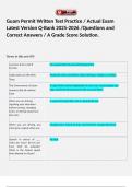 Guam Permit Written Test Practice &sol; Actual Exam Latest Version Q-Bank 2025-2026 &sol;Questions and Correct Answers &sol; A Grade Score Solution&period;   