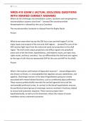 NROS 418 EXAM 2 &lpar;ACTUAL 2025&sol;2026&rpar; QUESTIONS WITH VERIFIED CORRECT ANSWERS