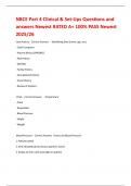 NBCE Part 4 Clinical & Set-Ups Questions and answers Newest RATED A&plus; 100&percnt; PASS Newest 2025&sol;26