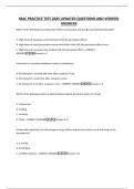MAC PRACTICE TEST 2025 UPDATED QUESTIONS AND VERIFIED ANSWERS