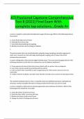 ATI Proctored Capstone Comprehensive Test B &lpar;2025&rpar; Final Exam With complete top solutions&hellip;Grade A&plus;ATI Proctored Capstone Comprehensive Test B &lpar;2025&rpar; Final Exam With complete top solutions&hellip;Grade A&plus;ATI Proctored Capstone Comprehensive Test B &lpar;2025&rpar; Final Ex