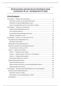 Samenvatting persoonlijkheidsstoornissen &lpar;550040-B-6&rpar;