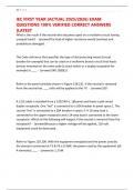 IEC FIRST YEAR &lpar;ACTUAL 2025&sol;2026&rpar; EXAM QUESTIONS 100&percnt; VERIFIED CORRECT ANSWERS &lbrack;LATEST