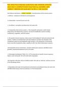 RNC INFECTIOUS DISEASES QUESTIONS AND ANSWERS UPDATED 2024&sol;2025 A COMPLETE EXAM SOLUTION ALL ANSWERS 100&percnt; CORRECT VERIFIED&sol;DETAILED BEST RATED A&plus; FOR SUCCESS