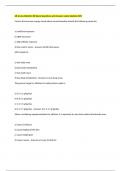 All Access Dietetics RD Exam Questions and Answers Latest Update 2025 