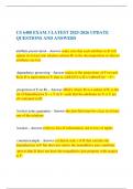  CS 6400 EXAM 3 LATEST 2025-2026 UPDATE QUESTIONS AND ANSWERS