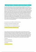 CPNP Exam Practice 1 &vert; Questions with Correct Answers &vert; Verified