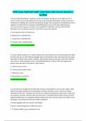 CPNP Exam StatPearls QOD &vert; Questions with Correct Answers &vert; Verified
