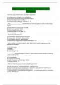 WGU Course C841 question with answers