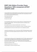ENCP FINAL TEST&period;QUESTIONS WITH COMPLETE SOLUTIONS &period;RATED A&plus;&period;100&percnt;GUARANTEED PASSENCP FINAL TEST&period;QUESTIONS WITH COMPLETE SOLUTIONS &period;RATED A&plus;&period;100&percnt;GUARANTEED PASS
