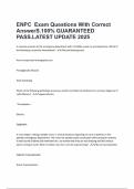 ENCP FINAL TEST&period;QUESTIONS WITH COMPLETE SOLUTIONS &period;RATED A&plus;&period;100&percnt;GUARANTEED PASS